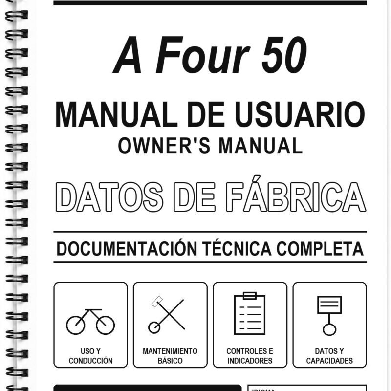 Manual de Usuario Daelim A Four 50 (Inglés)