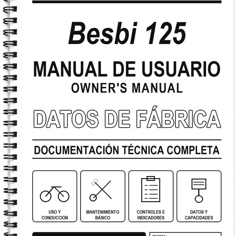 Manual de Usuario Daelim Besbi 125 (Inglés)