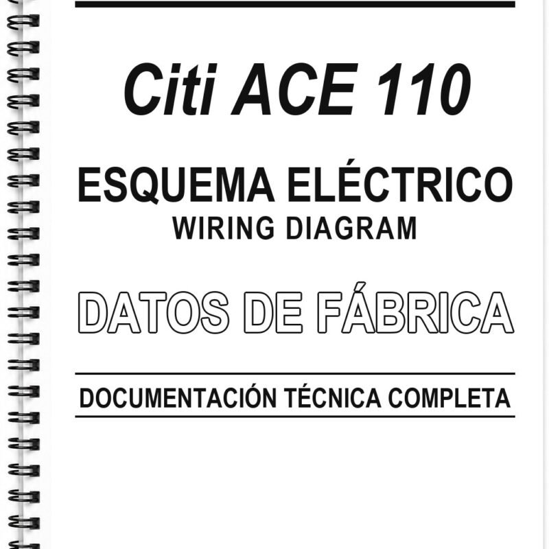 Esquema Eléctrico Daelim Citi ACE 110 (Inglés)