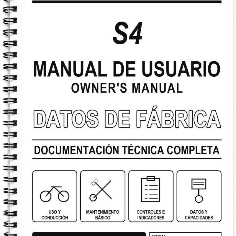 Manual de Usuario Daelim S4 (Inglés)