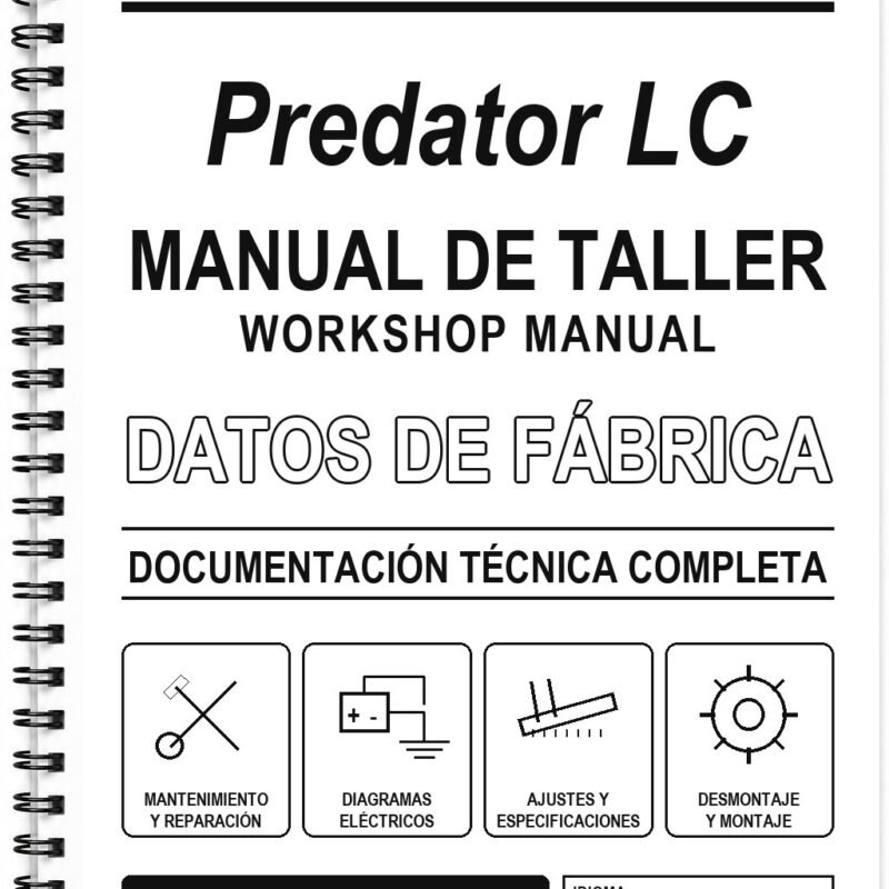 Manual de Taller Derbi Predator LC (Inglés)