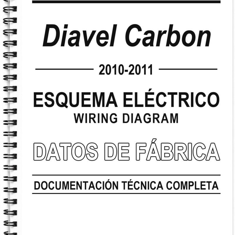 Esquema Eléctrico Ducati Diavel Carbon (2010-2011) (Inglés)