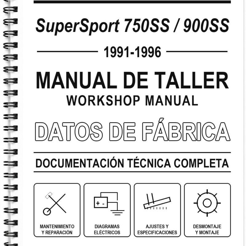 Manual de Taller Ducati SuperSport 750SS / 900SS (1991-1996)