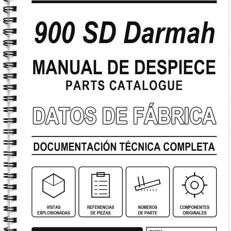 Manual de Despiece Ducati 900 SD Darmah (Inglés)
