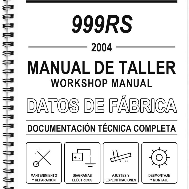 Manual de Taller Ducati 999RS (2004) (Inglés)