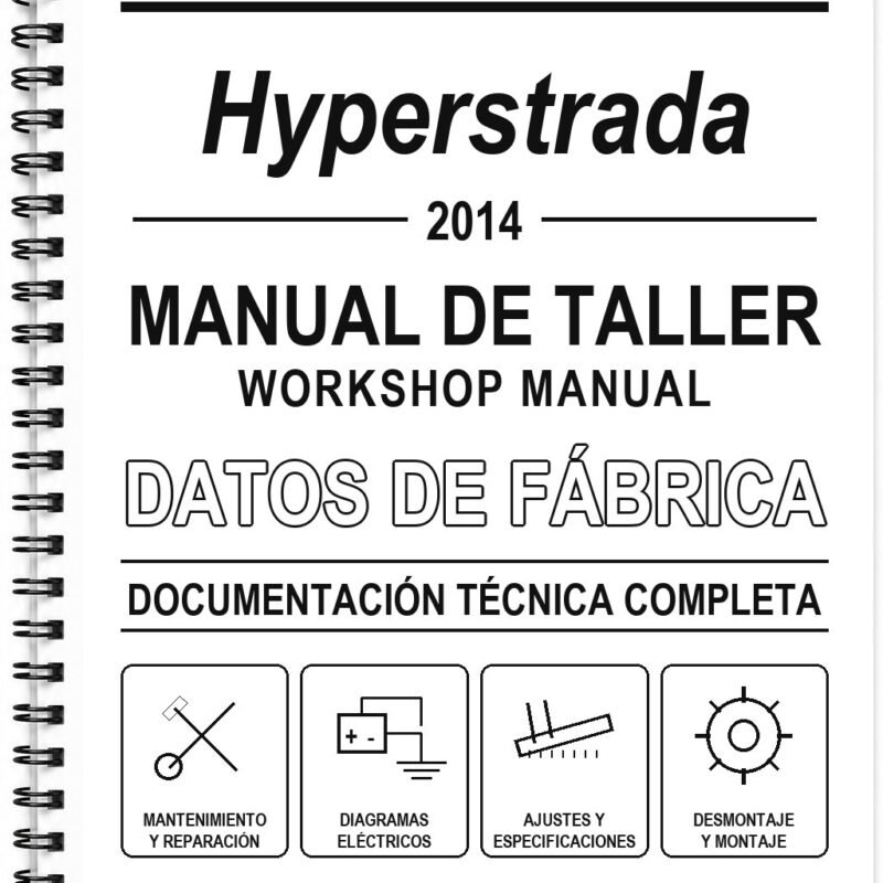 Manual de Taller Ducati Hyperstrada (2014) (Inglés)