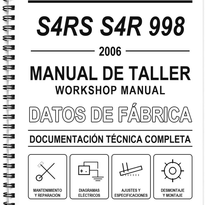 Manual de Taller Ducati S4RS S4R 998 (2006) (Italiano)