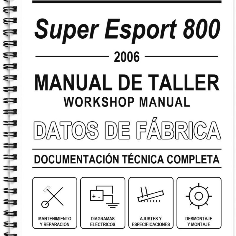 Manual de Taller Ducati Super Esport 800 (2006) (Italiano)