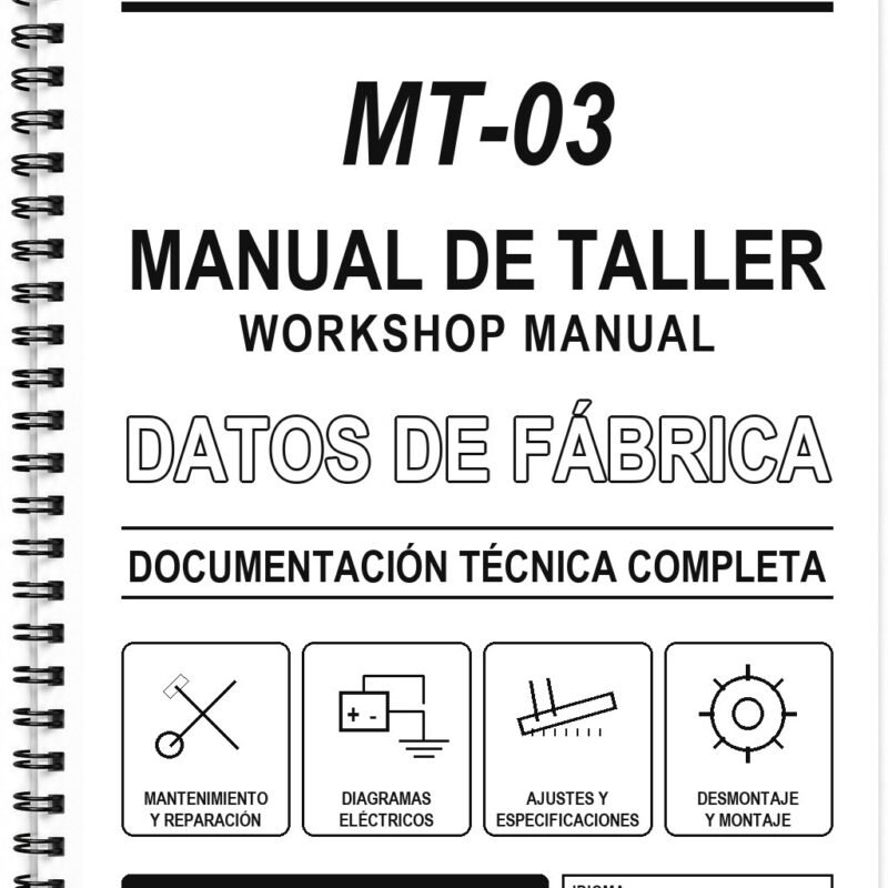 Manual de Taller Yamaha MT-03