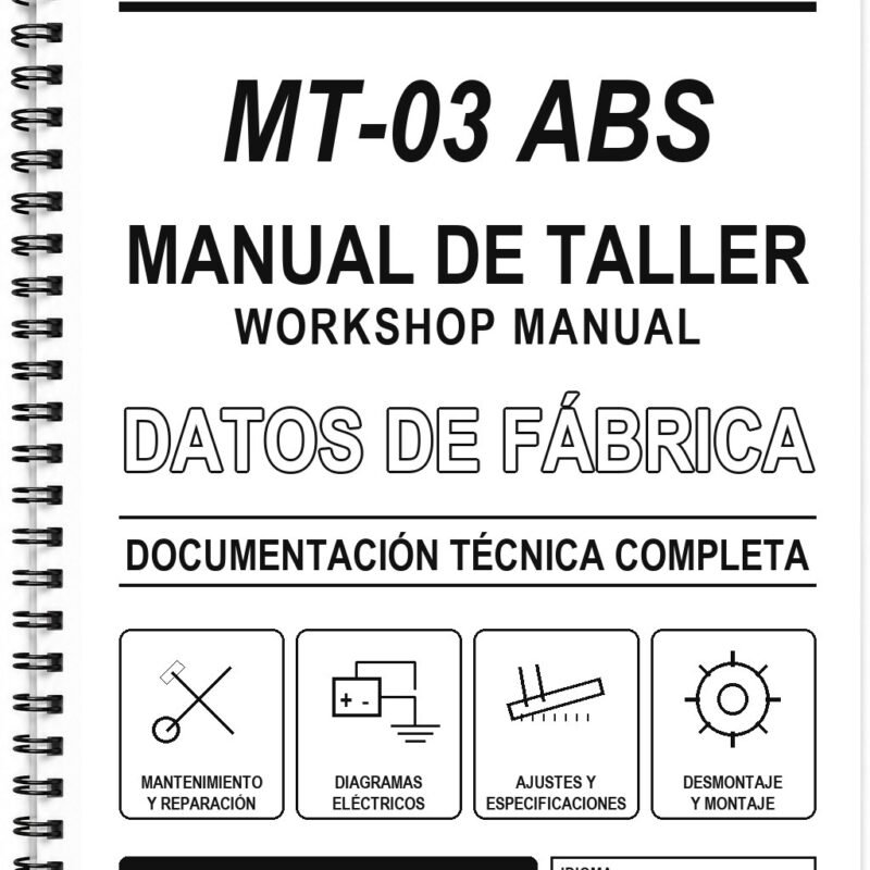 Manual de Taller Yamaha MT-03 ABS