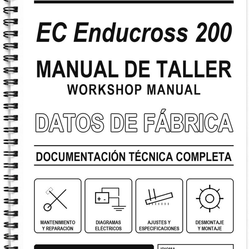 Manual de Taller GasGas EC Enducross 200 (Inglés)