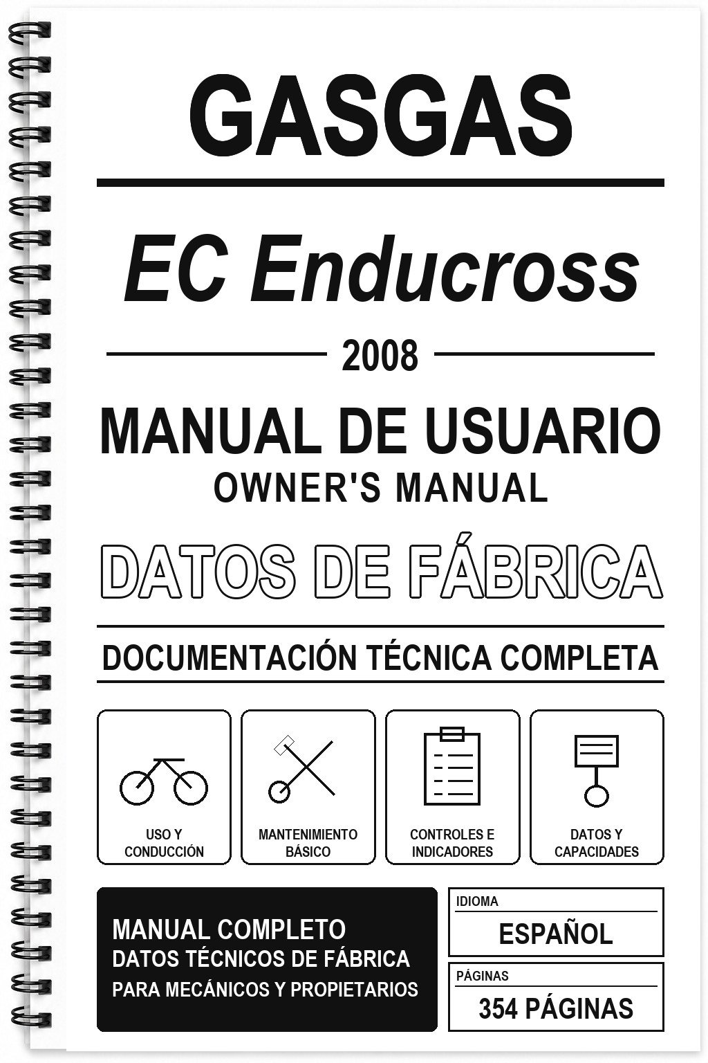 Manual de Usuario GasGas EC Enducross (2008)