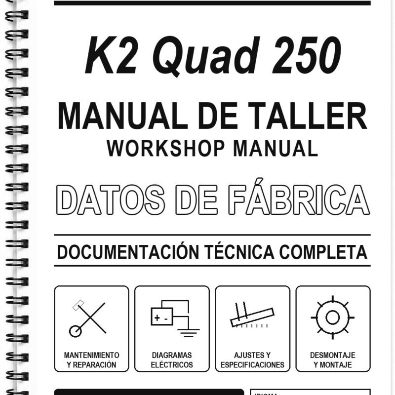 Manual de Taller GasGas K2 Quad 250 (Inglés)
