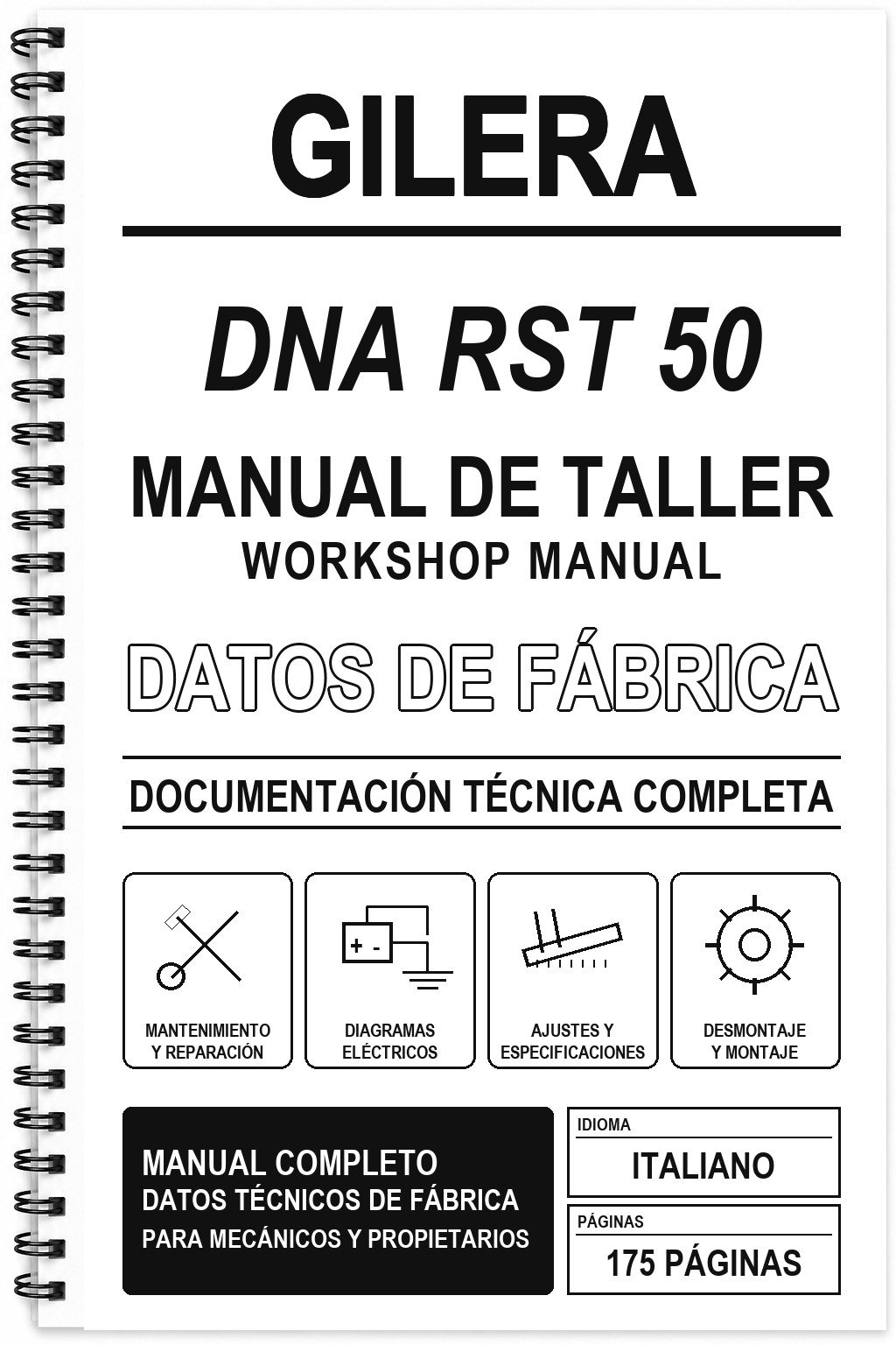 Manual de Taller Gilera DNA RST 50 (Italiano)