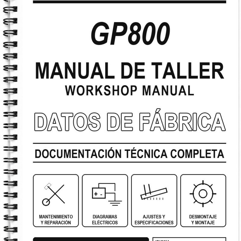 Manual de Taller Gilera GP800 (Inglés)