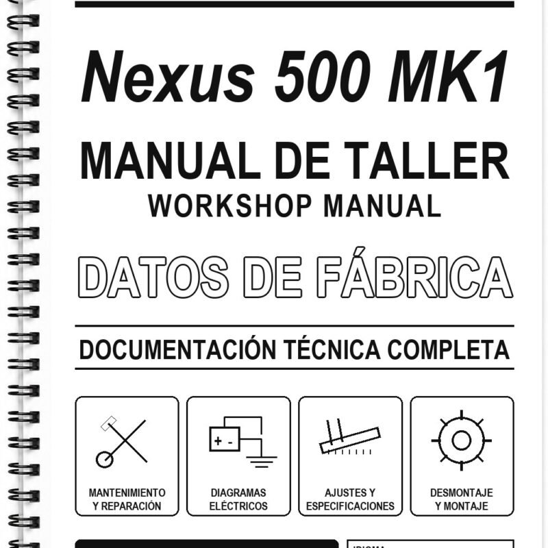 Manual de Taller Gilera Nexus 500 MK1 (Inglés)