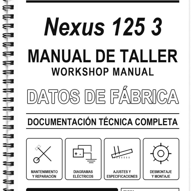 Manual de Taller Gilera Nexus 125 3 (Italiano)