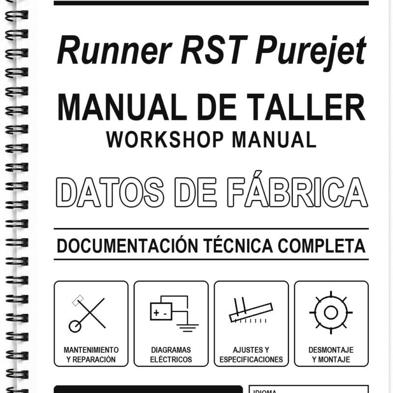 Manual de Taller Gilera Runner RST Purejet (Italiano)