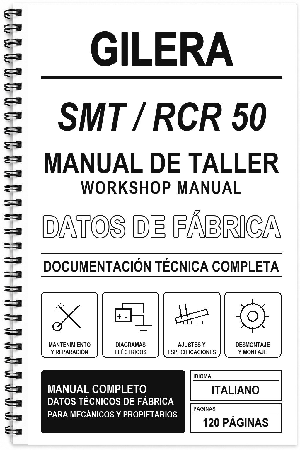 Manual de Taller Gilera SMT / RCR 50 (Italiano)