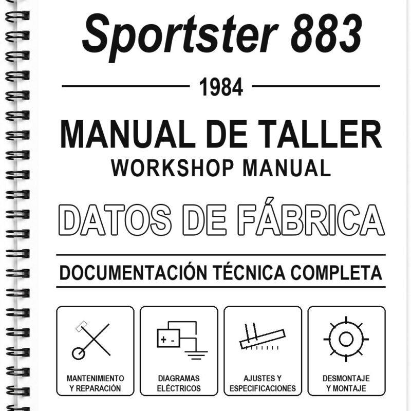 Manual de Taller Harley-Davidson Sportster 883 (1984)