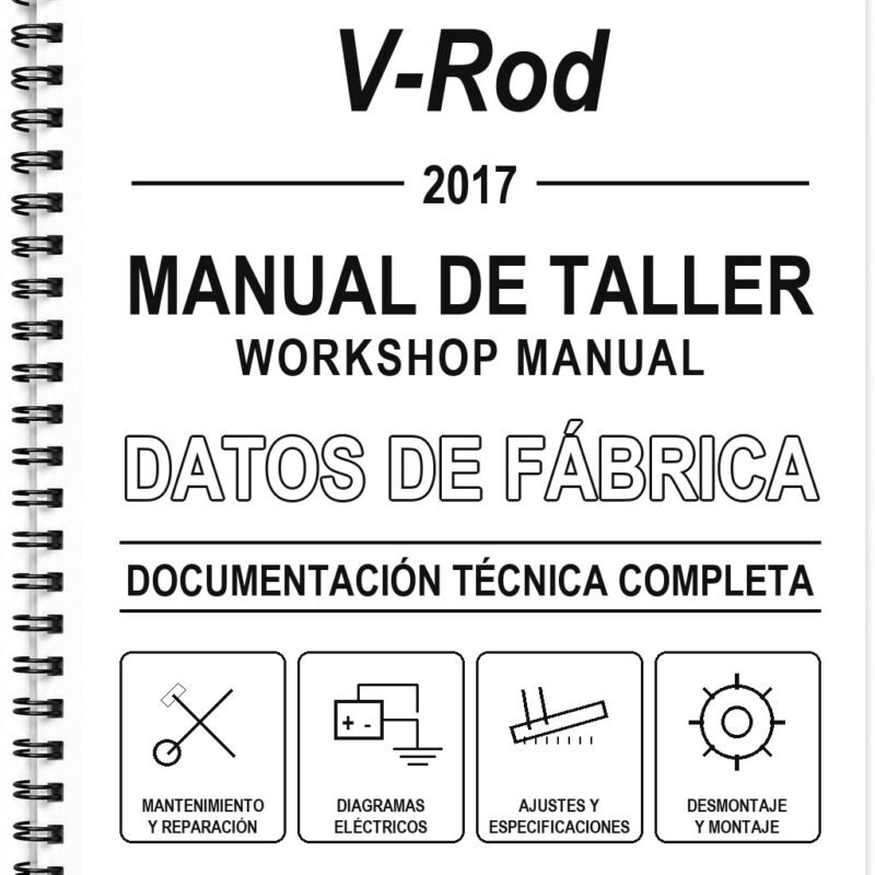 Manual de Taller Harley-Davidson V-Rod (2017) (Inglés)