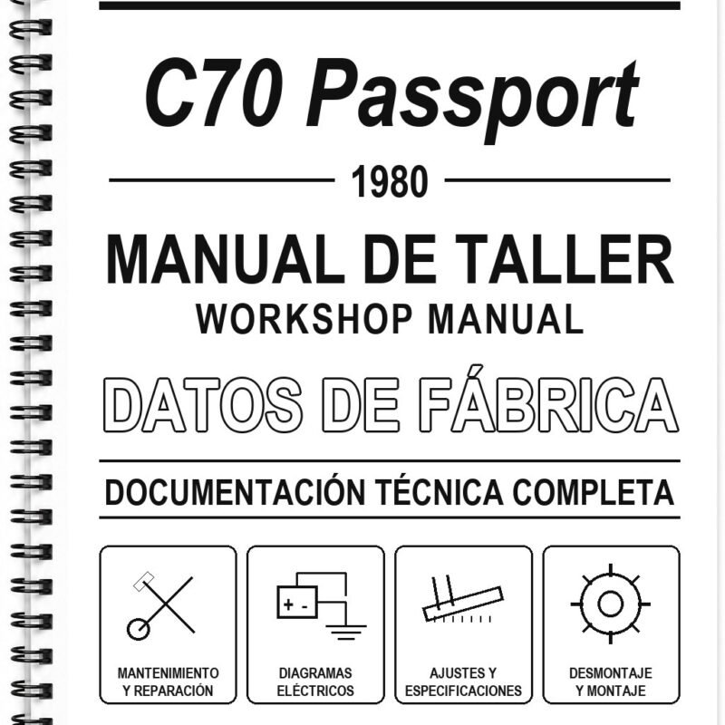 Manual de Taller Honda C70 Passport (1980)