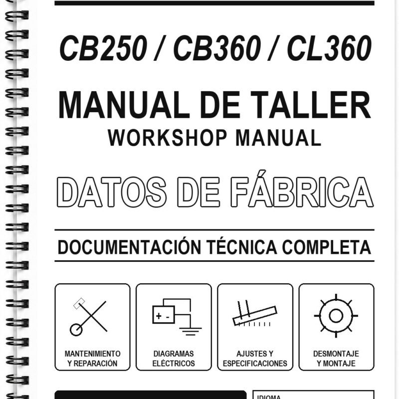 Manual de Taller Honda CB250 / CB360 / CL360