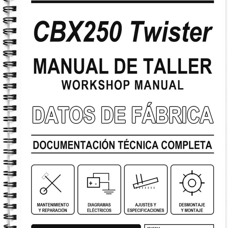 Manual de Taller Honda CBX250 Twister (Portugués)