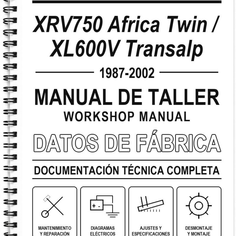 Manual de Taller Honda XRV750 Africa Twin / XL600V Transalp (1987-2002) (Portugués)