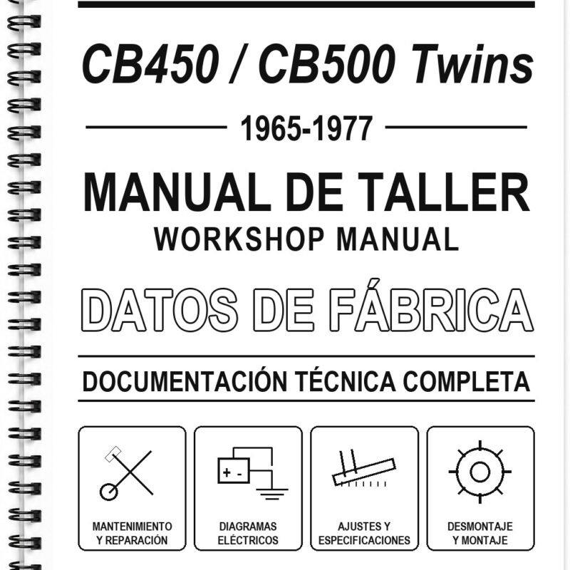 Manual de Taller Honda CB450 / CB500 Twins (1965-1977)