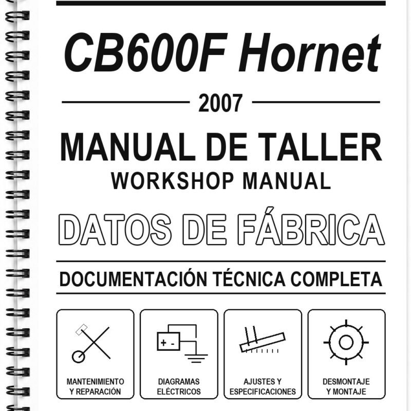 Manual de Taller Honda CB600F Hornet (2007)