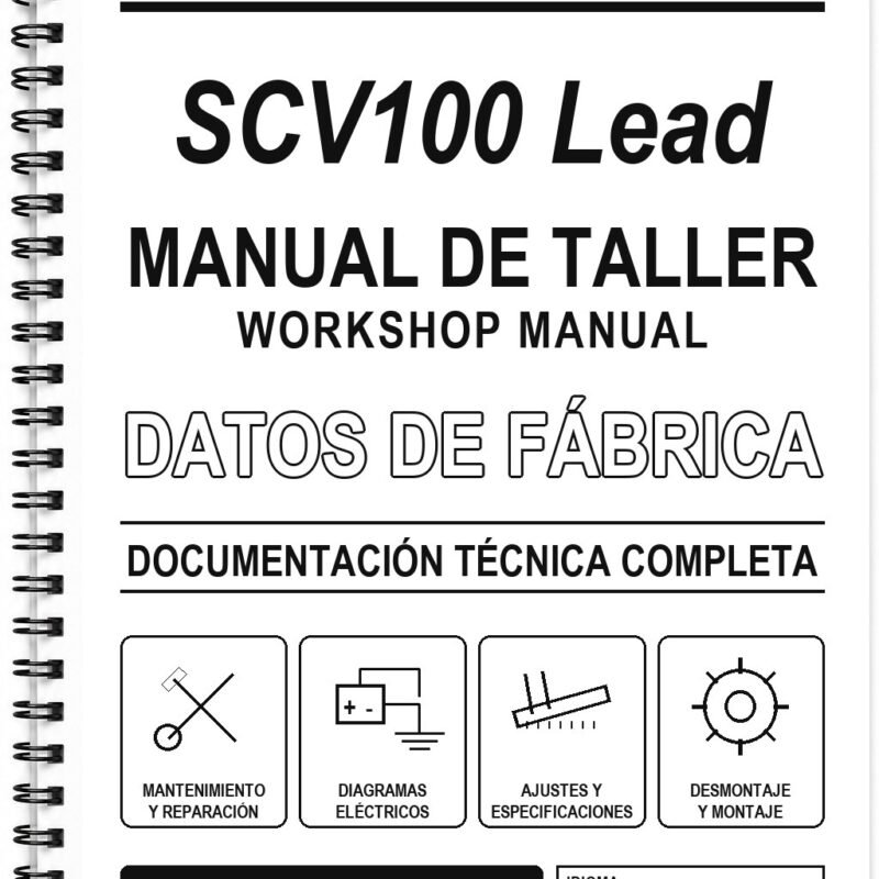 Manual de Taller Honda SCV100 Lead