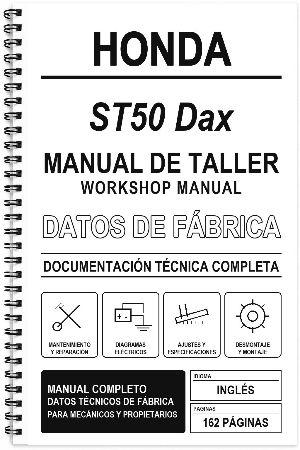 Manual de Taller Honda ST50 Dax (Inglés)