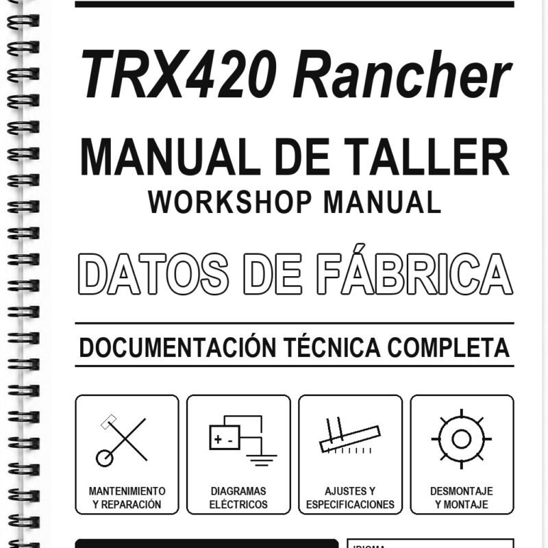 Manual de Taller Honda TRX420 Rancher