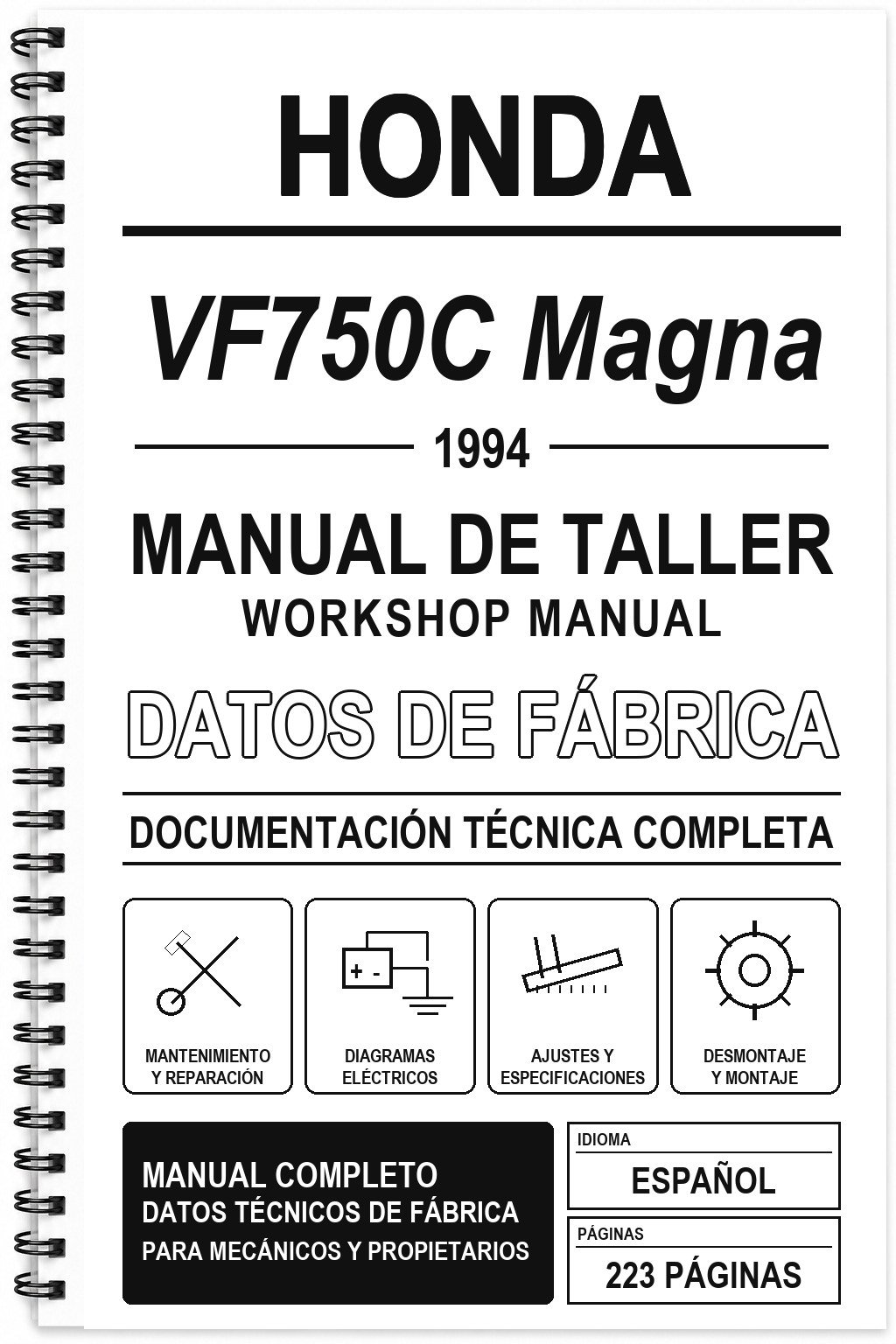 Manual de Taller Honda VF750C Magna (1994)