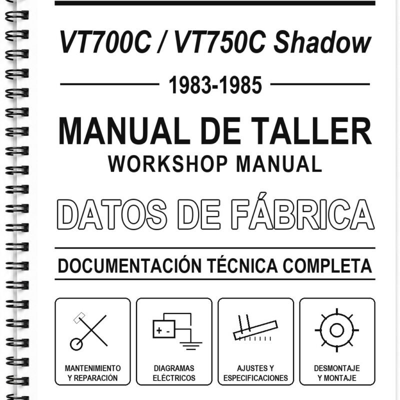 Manual de Taller Honda VT700C / VT750C Shadow (1983-1985)