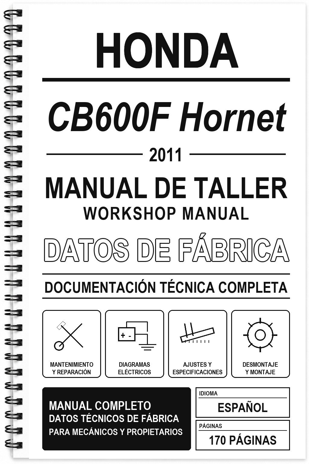 Manual de Taller Honda CB600F Hornet (2011)