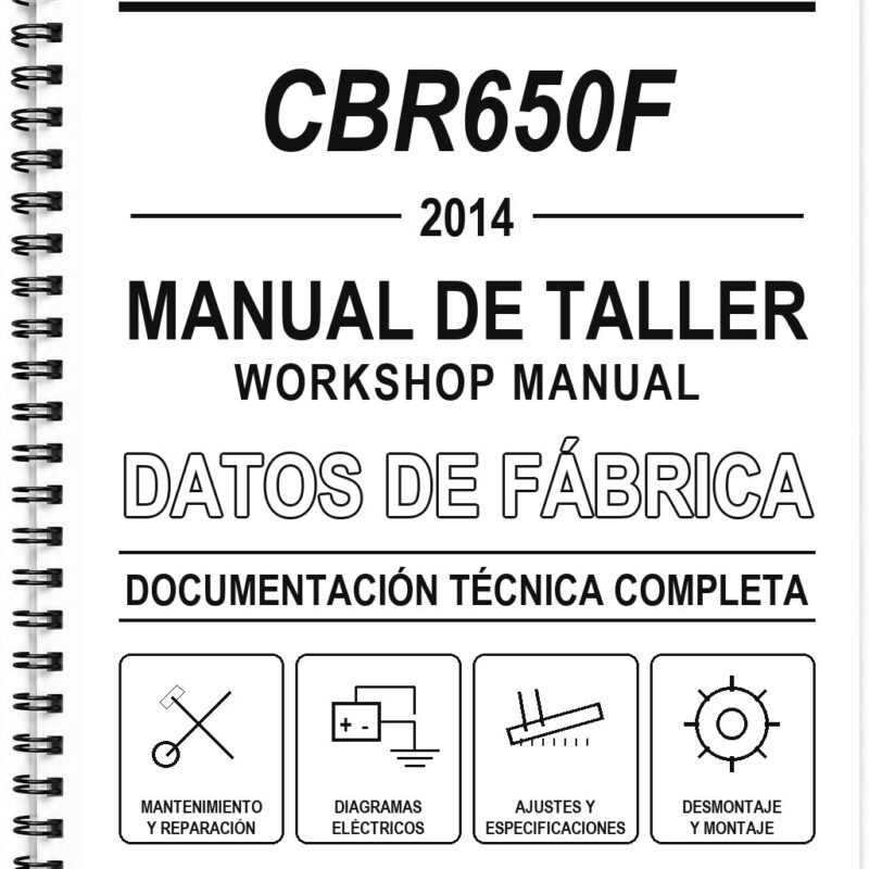 Manual de Taller Honda CBR650F (2014)