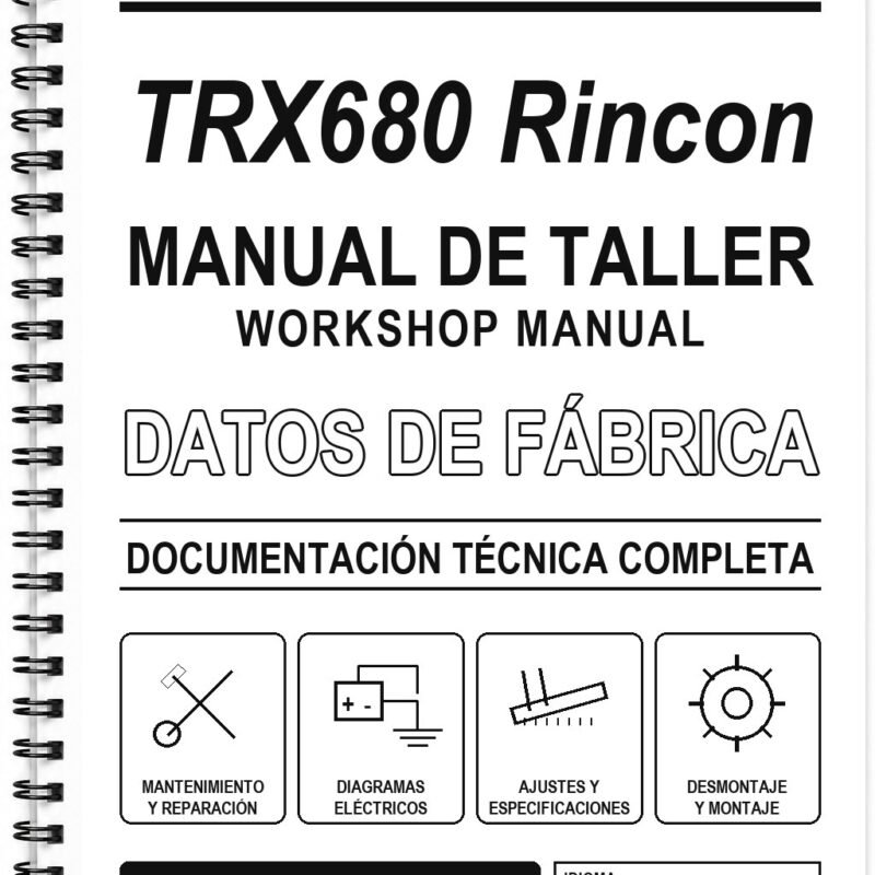 Manual de Taller Honda TRX680 Rincon