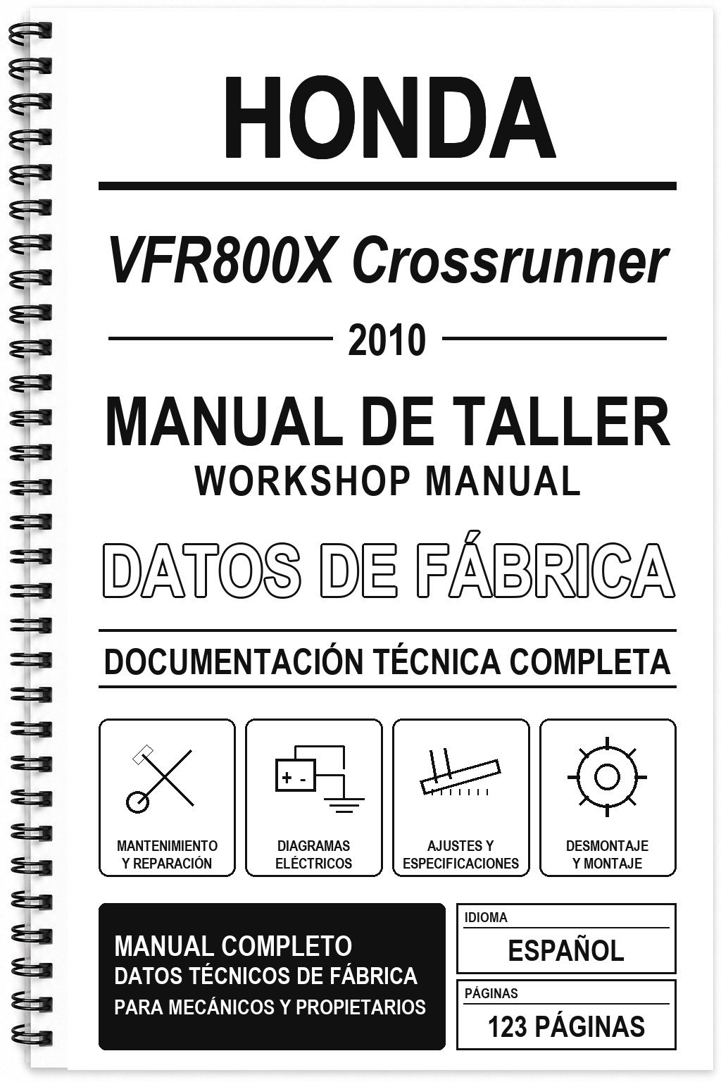 Manual de Taller Honda VFR800X Crossrunner (2010)