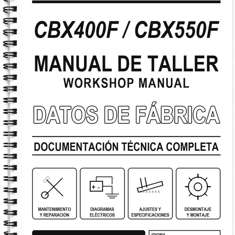 Manual de Taller Honda CBX400F / CBX550F