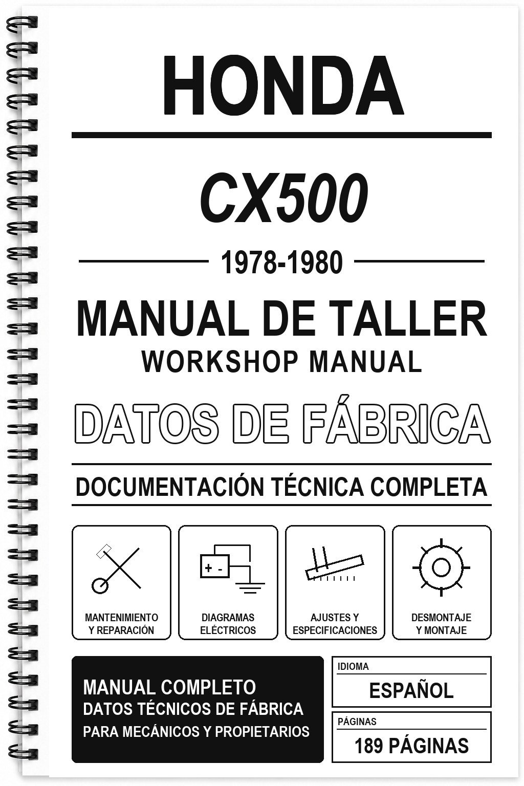 Manual de Taller Honda CX500 (1978-1980)
