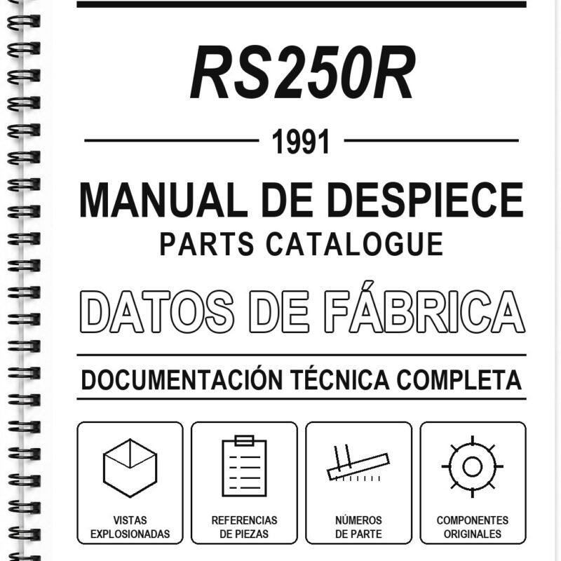 Manual de Despiece Honda RS250R (1991)