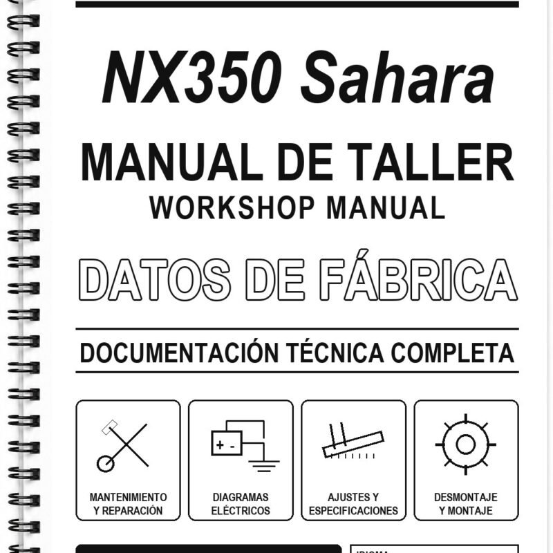 Manual de Taller Honda NX350 Sahara