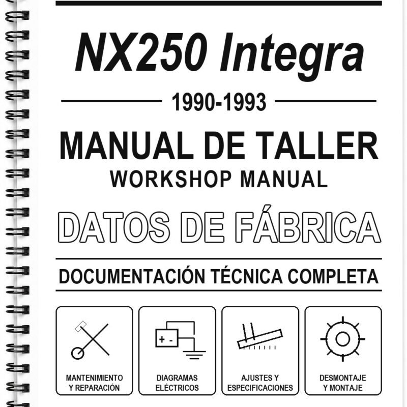 Manual de Taller Honda NX250 Integra (1990-1993)