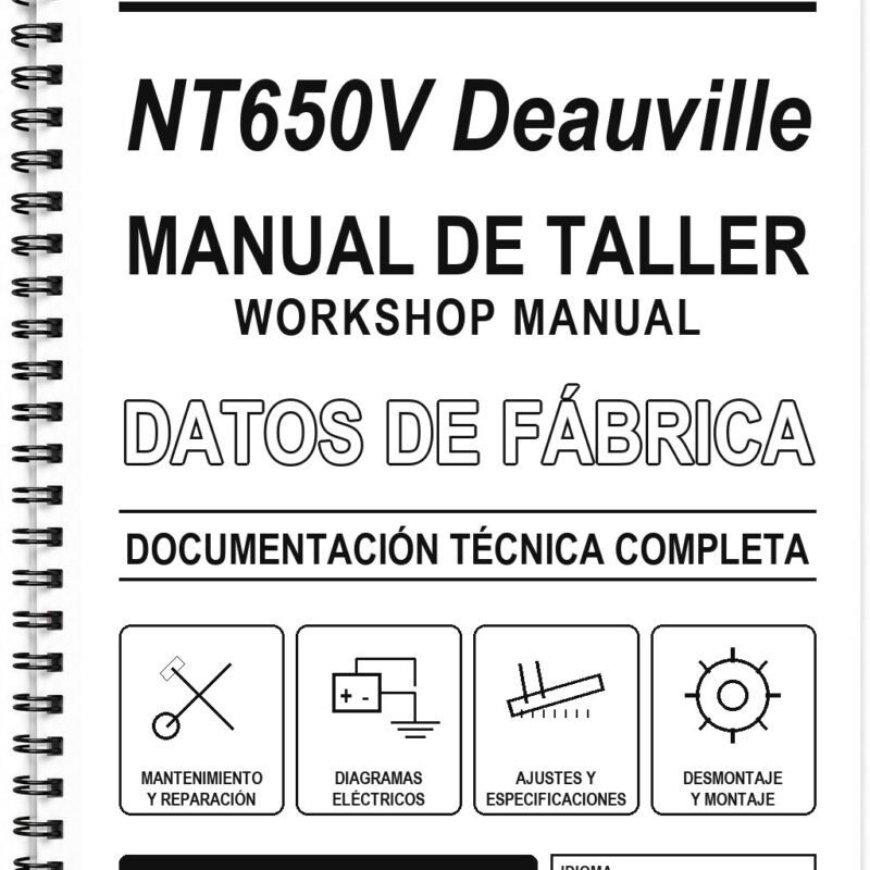 Manual de Taller Honda NT650V Deauville