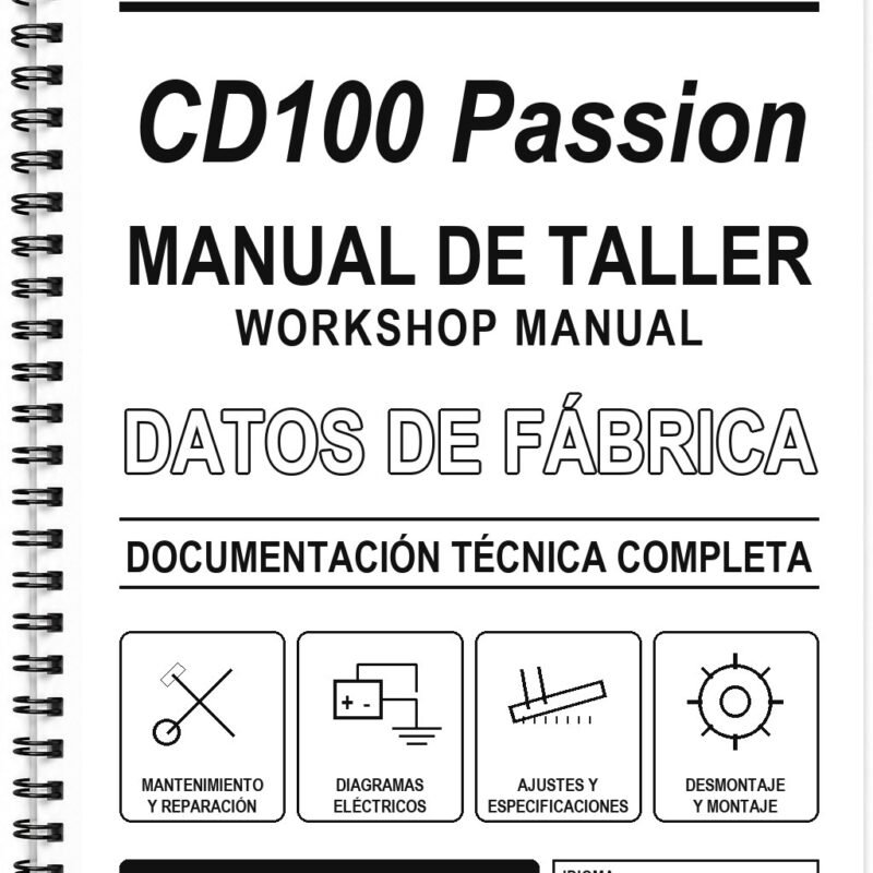 Manual de Taller Honda CD100 Passion