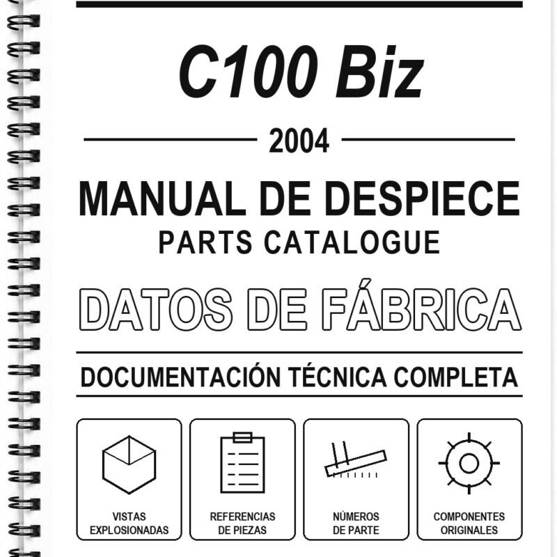Manual de Despiece Honda C100 Biz (2004) (Portugués)