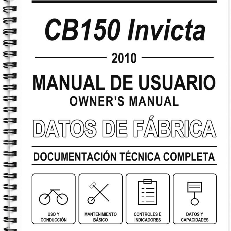 Manual de Usuario Honda CB150 Invicta (2010)