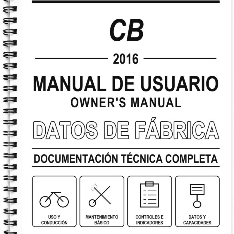 Manual de Usuario Honda CB (2016)
